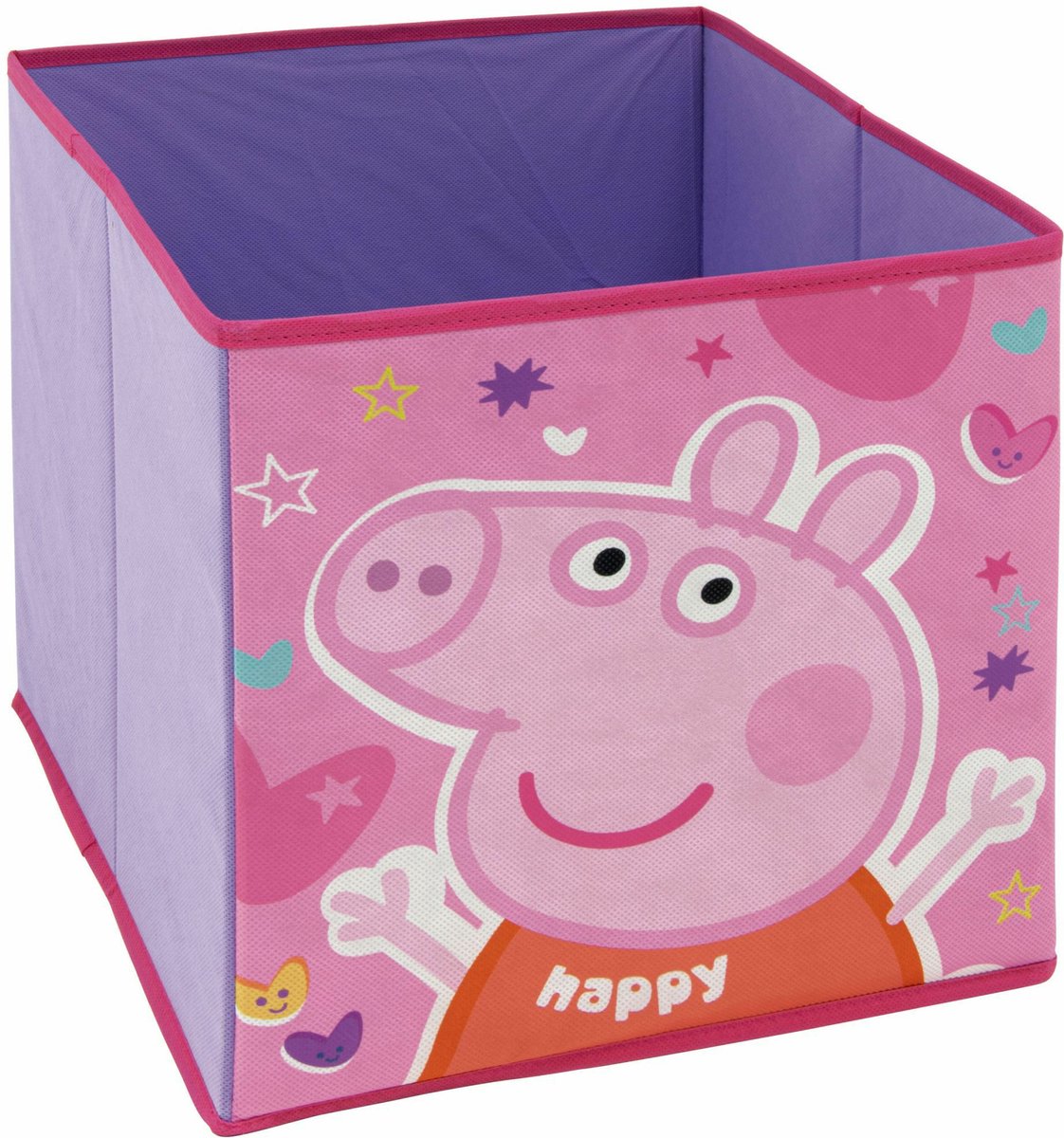 Scatola porta giocattoli Peppa Pig 31×31×31 cm