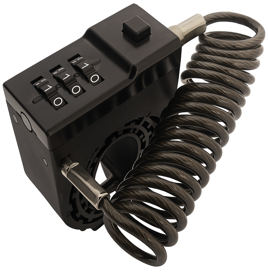 Lucchetto lucchetto cavo lucchetto casco lucchetto nero