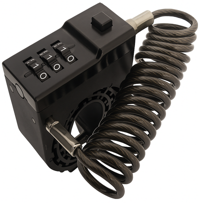 Slot lckt kabelslot helmslot zwart