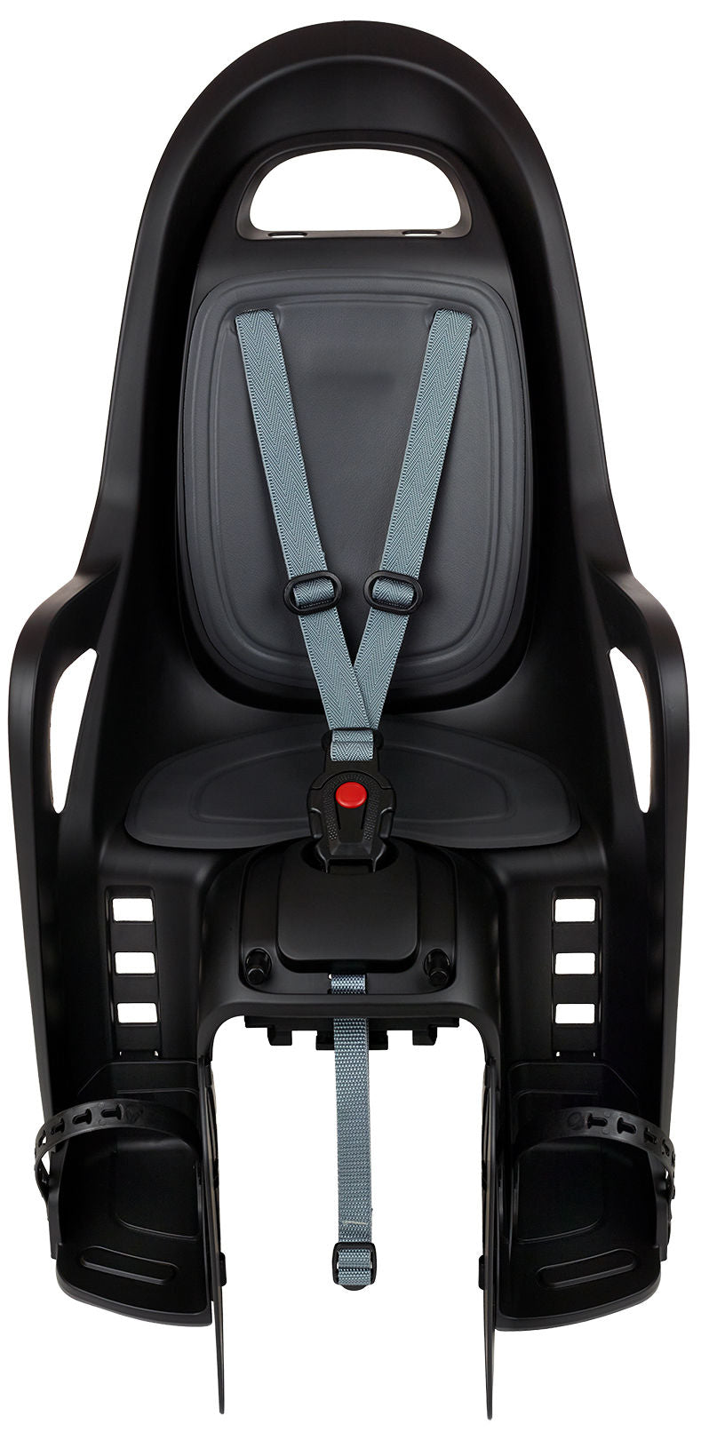 Polisport achterzitje groovy black serie mik-hd zwart