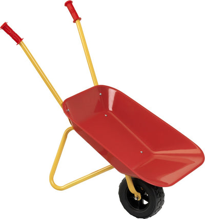 Klein Toys - Carretilla infantil de metal - roja - capacidad de carga 10 kg