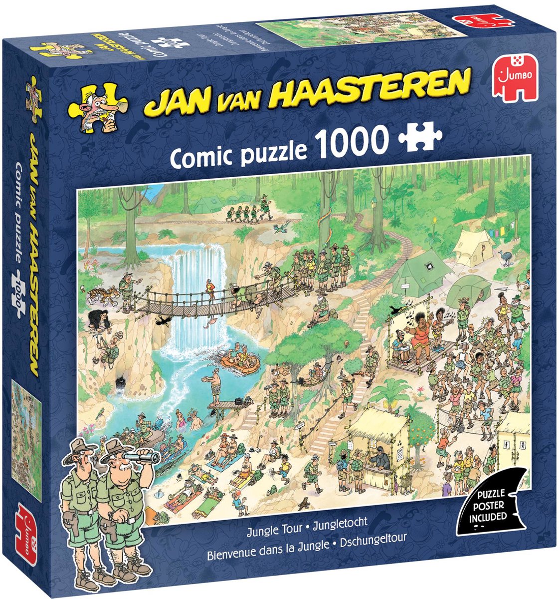 Jan Van Hasteren de Jungletocht 1000 pezzi