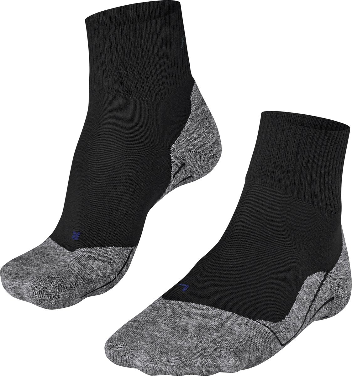 Falke tk5 cool short anti-blaar dun lyocell functioneel materiaal wandelsokken heren zwart - maat 39-41