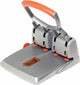 Rapid supreme heavy duty perforator hdc150 4-gaats - perforeert tot 150 vel - zilver oranje