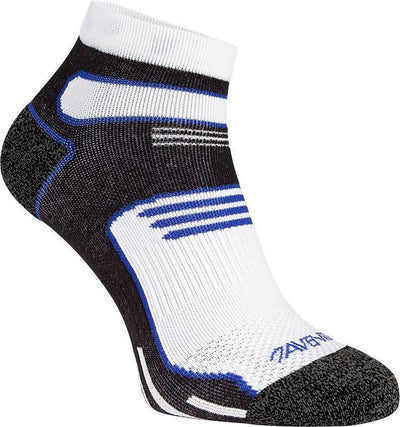 Avento sport ankle socks men - 2-pack - white cobalt - 35-38