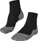 Falke tk5 cool short anti-blaar dun lyocell functioneel materiaal wandelsokken heren zwart - maat 42-43