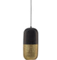 Woood tirsa hanglamp - metaal - zwart brass - 46x20x20