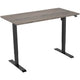 Scrivania Euroseats nera, logan b000bl120log 80 x 750-1235 x 120 mm