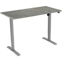Euroseats escritorio gris, oxyd b000gr140oxy 80 x 750-1235 x 140 mm