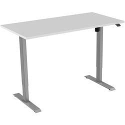 Euroseats bureau grijs, wit b000gr140wht 80 x 750-1235 x 140 mm