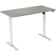 Euroseats escritorio blanco, oxyd b000wh120oxy 80 x 750-1235 x 120 mm