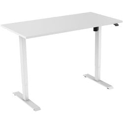 Euroseats escritorio blanco, blanco b000wh140wht 80 x 750-1235 x 140 mm