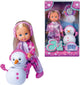 Evi Love Mini Muñeca Con Muñeco De Nieve