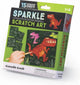 Crocodile creek sparkle scratch cards dino - 15 cards