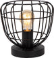 Lucide filox - lampada da tavolo - ø 20 cm - 1xe27 - nero