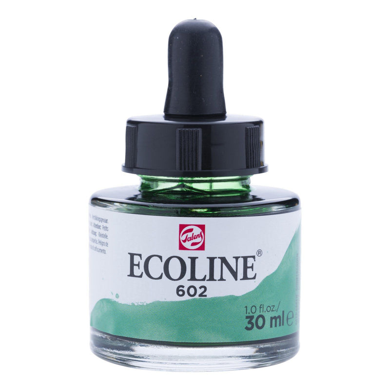 Ecoline • flacone acquerello liquido 30ml verde scuro 602