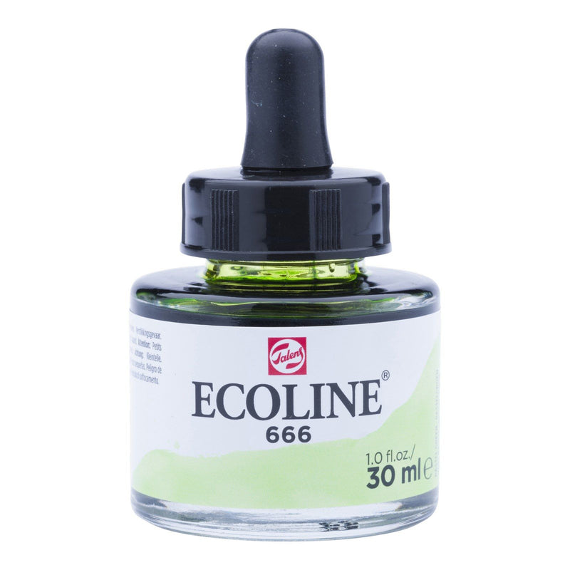 Ecoline • flacone acquerello liquido 30ml verde pastello 666