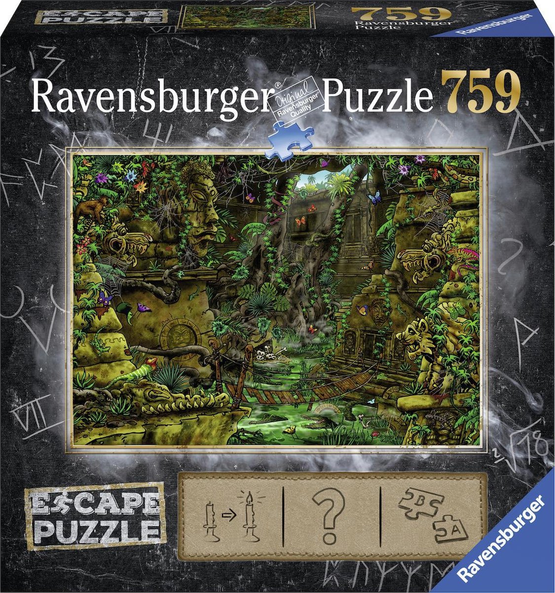 Ravensburger escape puzzle 2 tempio ankor wat - 759 pezzi