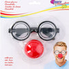 gafas de payaso y nariz