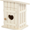 Creativ company houten mini toilethuis, 6,5x6,5x8cm