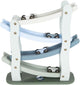 Small foot - houten autobaan blauw met 4 auto's