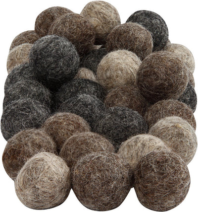 Perline di lana Creative Company, d 20 mm, naturali, 64 pezzi 1 scatola