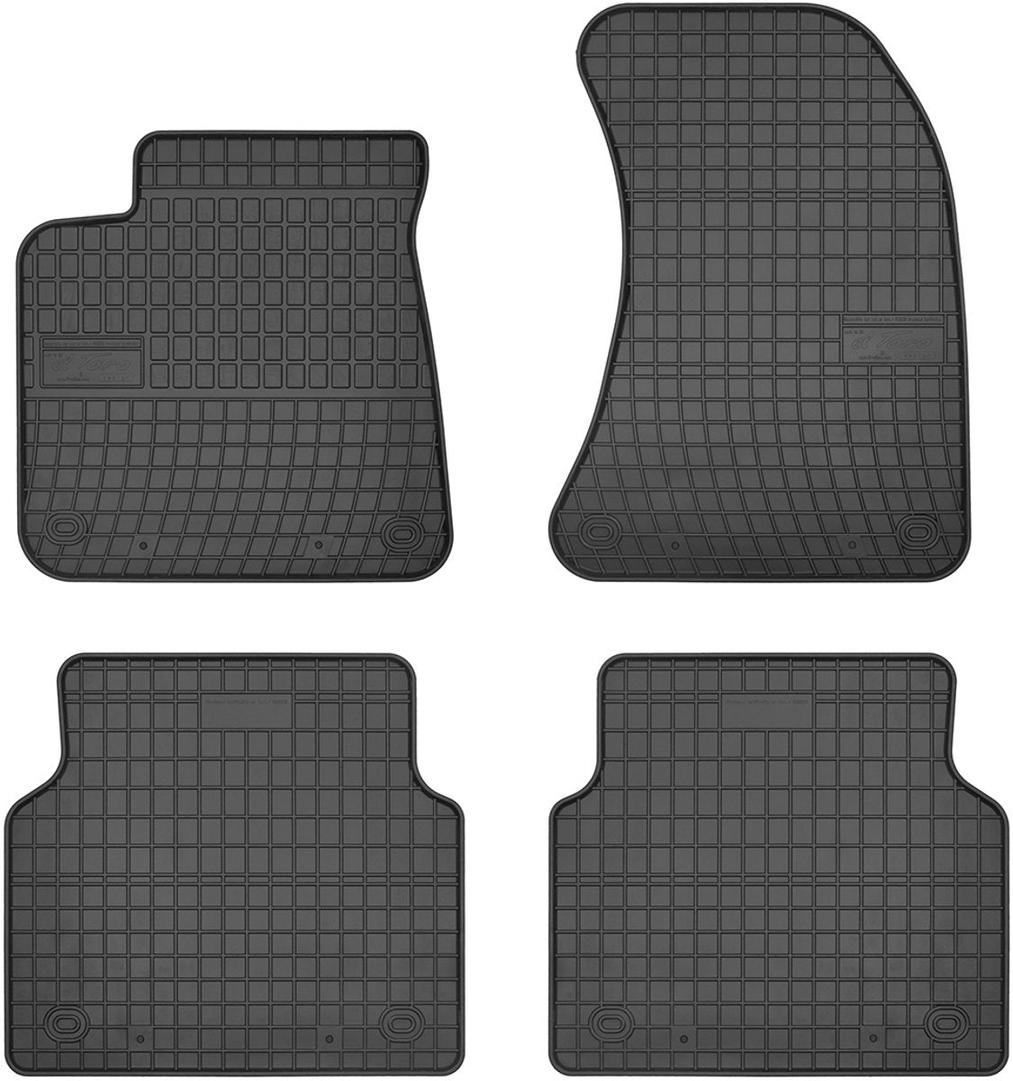 Alfombrillas de goma Frogum Audi A8 (D4) 2010-2017 -