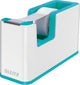 Soporte para cinta adhesiva Wow de Leitz - incluye 1 rollo de cinta adhesiva - azul hielo blanco