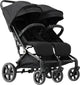 Deryan Luxury XP Twin Buggy XL – Doppio Buggy – DuoBuggy – Compatto e leggero – Nero