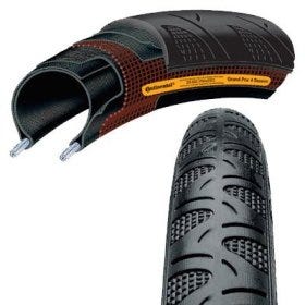 Continental Grand Prix Racing Fire Bike 23-622 Black