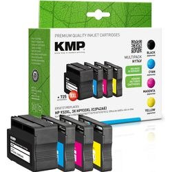Cartucho de tinta kmp hp 932xl hp933xl negro, cian, magenta, amarillo