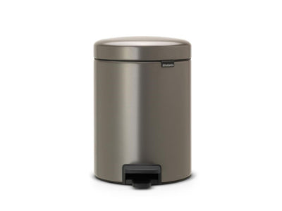 Brabantia Brabantia Newicon Pedal Bin 5L Platinum