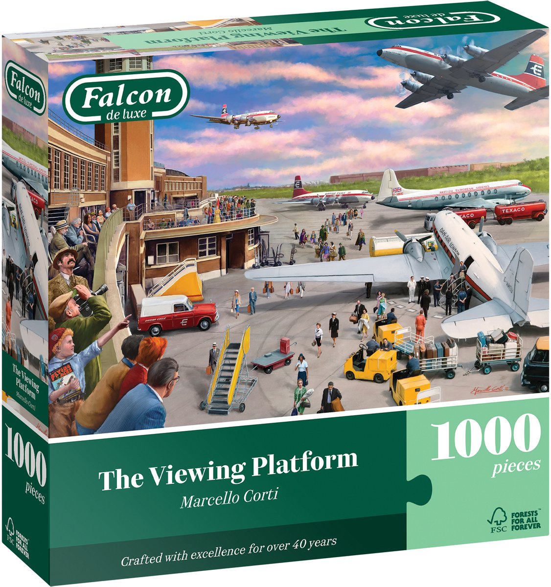 Falcon jumbo puzzle 1000 pezzi - puzzle per adulti e bambini.