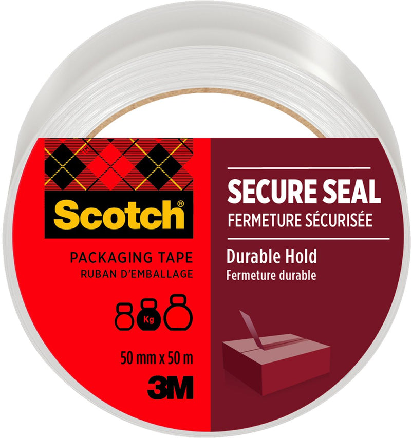 Nastro da imballaggio Scotch sigillo sicuro 50mmx50m trasparente | pezzo un 1 rotolo