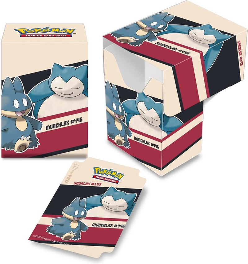 Caja de baraja ultrapro pokemon snorlax munchlax