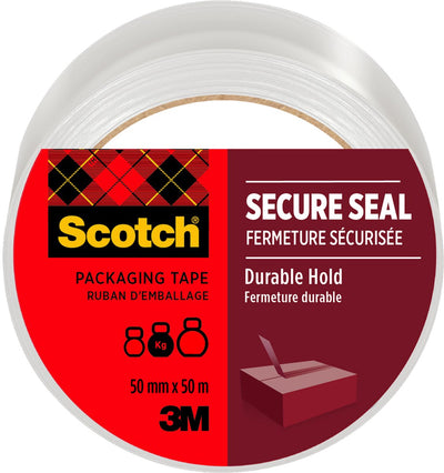 Nastro da imballaggio Scotch sigillo sicuro 50mmx50m trasparente | pezzo un 1 rotolo