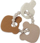 Jollein - bijtring siliconen - bijtringen baby - 15x11x1cm - teddy bear