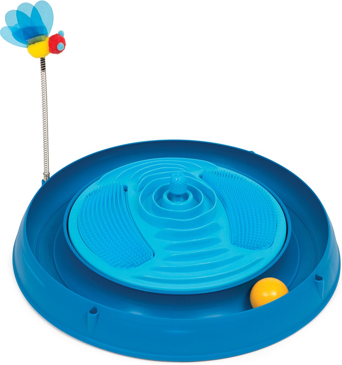 Catit design catit play circuit ball toy with catnip massager