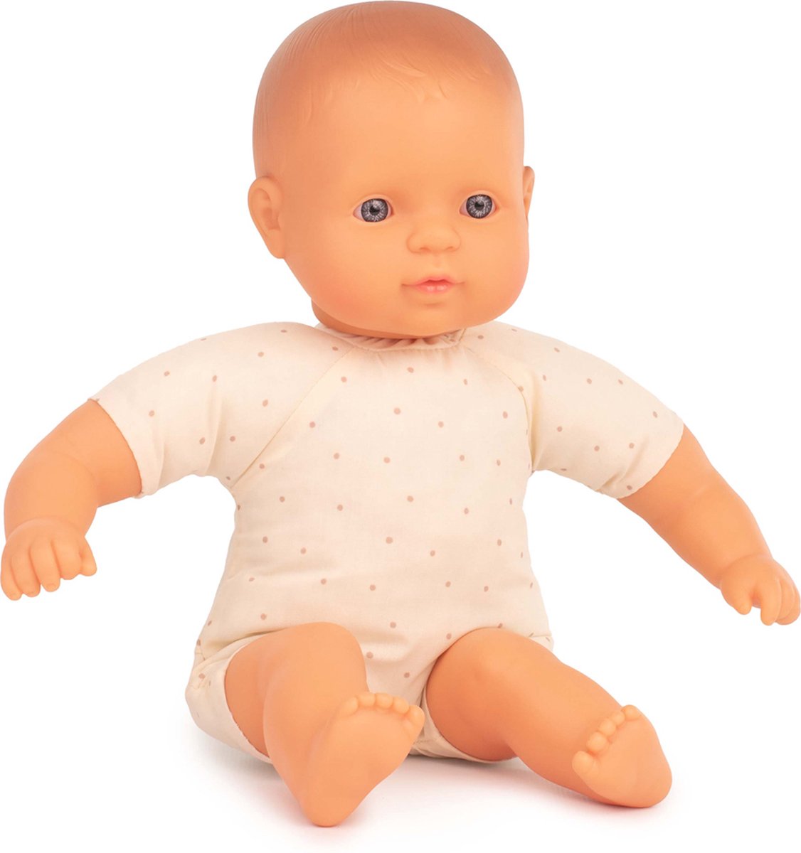 Bambolina Miniland con corpo in stoffa - Europea 32cm - con profumo di vaniglia - impermeabile - 10 mesi