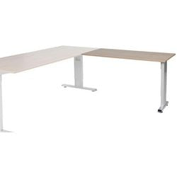Tavolo allungabile Schavenbrg lin-pla126-hava-m25 120x60x65-85cm avana ciliegio, argento
