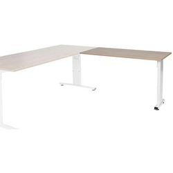 Bureau-uitbreiding schaffenburg lin-pla126-havw-m25 120x60x65-85cm