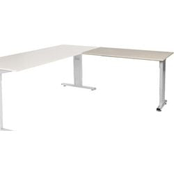 Bureau-uitbreiding schaffenburg lin-pla126-lera-m25 120x60x65-85cm