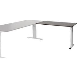 Tavolo allungabile Schavenburg lin-pla126-loga-m25 120x60x65-85cm logan rovere, argento