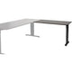 Mesa extensible Schavenburg lin-pla126-logz-m25 120x60x65-85cm roble logan, negro