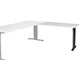 Mesa extensible Schaffenburg lin-pla126-wirz-m25 120x60x65-85cm blanco, negro
