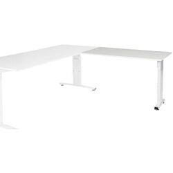 Bureau-uitbreiding schaffenburg lin-pla126-wirw-m25 120x60x65-85cm