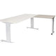 Mesa extensible Schaffenburg lin-pla086-lera-m25 80x60x65-85cm roble lindberg, plateado