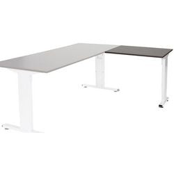 Tavolo allungabile Schavenburg lin-pla086-logw-m25 80x60x65-85cm rovere logan, bianco