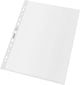 Leitz 100x buste riciclate A4 - buste con inserti da 100 micron - 90% plastica riciclata pre-consumo - trasparente