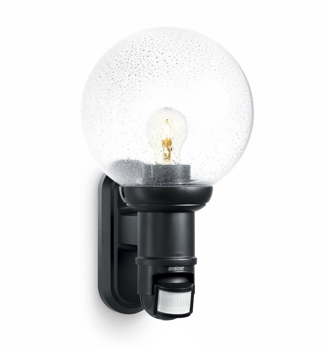 Lámpara exterior con sensor Steinel l 560 s negro